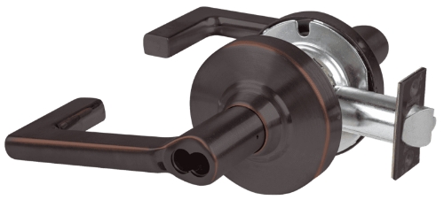 Picture of Schlage ALX80B LON Grade 2 Storeroom Cylindrical Lock with Field Selectable Vandlgard, Longitude Lever, SFIC Less Core