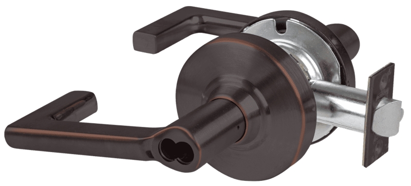 Picture of Schlage ALX80J LON Grade 2 Storeroom Cylindrical Lock with Field Selectable Vandlgard, Longitude Lever, FSIC Less Core