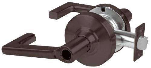 Picture of Schlage ALX80L LON Grade 2 Storeroom Cylindrical Lock with Field Selectable Vandlgard, Longitude Lever, Conventional Less Cylinder