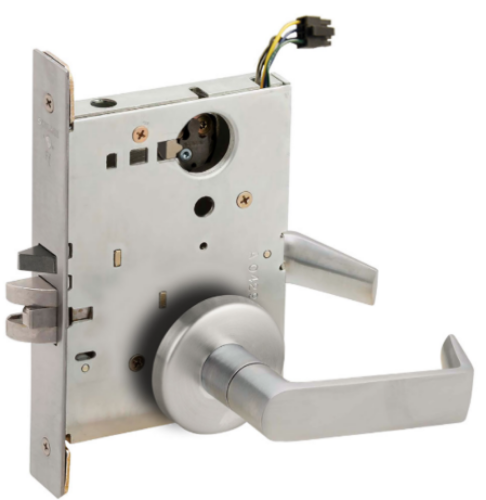 Picture of Schlage L9092EL-06  Mortise Lock, Electrically lock/unlock outside lever W/Cylinder outside - Fail Safe
