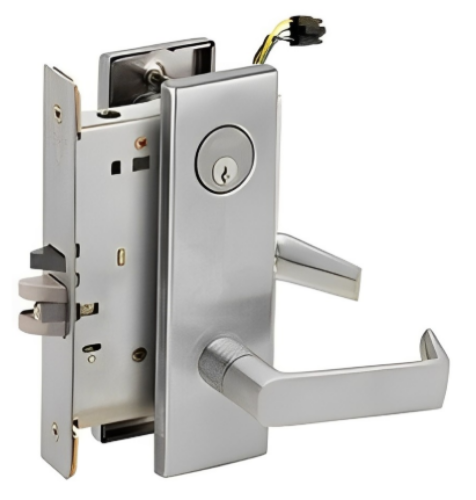 Picture of Schlage L9092EL-06  Mortise Lock, Electrically lock/unlock outside lever W/Cylinder outside - Fail Safe