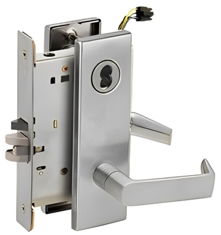 Picture of Schlage L9092EL-06  Mortise Lock, Electrically lock/unlock outside lever W/Cylinder outside - Fail Safe