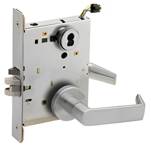 Picture of Schlage L9092EL-06  Mortise Lock, Electrically lock/unlock outside lever W/Cylinder outside - Fail Safe