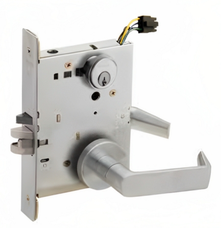 Picture of Schlage L9092EL-06  Mortise Lock, Electrically lock/unlock outside lever W/Cylinder outside - Fail Safe