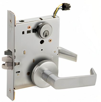 Picture of Schlage L9092EL-06  Mortise Lock, Electrically lock/unlock outside lever W/Cylinder outside - Fail Safe