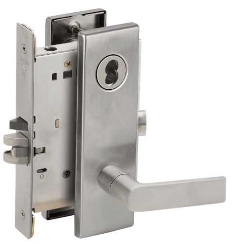 Picture of Schlage L9080 01 Mortise Storeroom Lock, Field Reversible