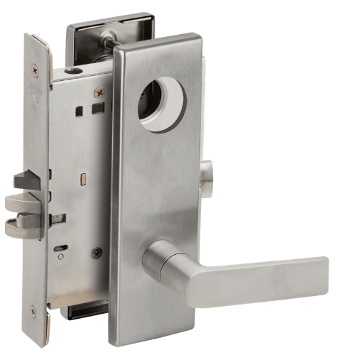 Picture of Schlage L9080 01 Mortise Storeroom Lock, Field Reversible