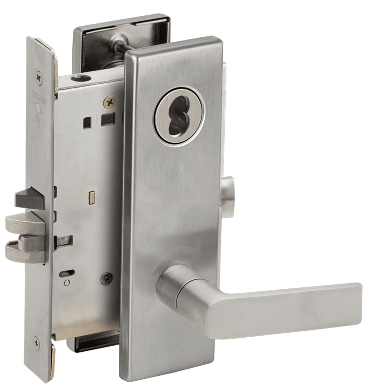 Picture of Schlage L9082 01 Mortise Institution Lock, Field Reversible