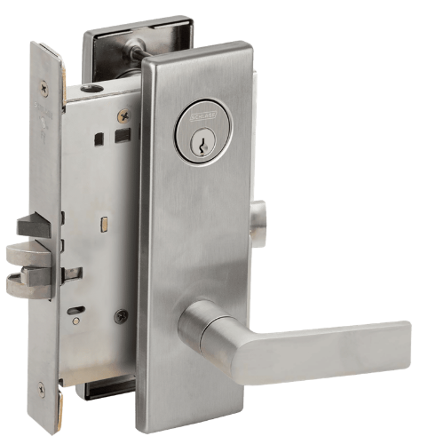 Picture of Schlage L9473 01 Mortise Dormitory/Bedroom Lock, Field Reversible