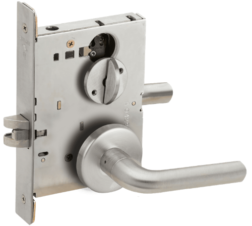 Picture of Schlage L9040 02 Mortise Privacy Set, Field Reversible