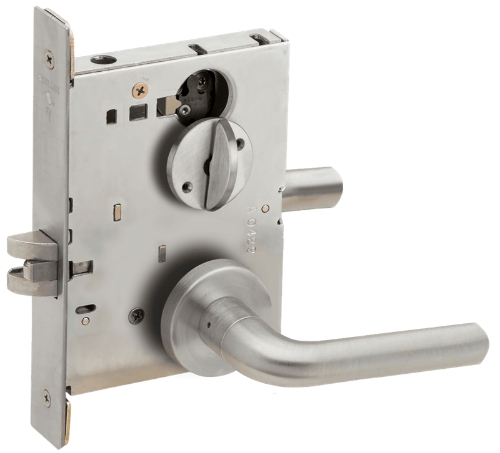 Picture of Schlage L9040 02 Mortise Privacy Set, Field Reversible