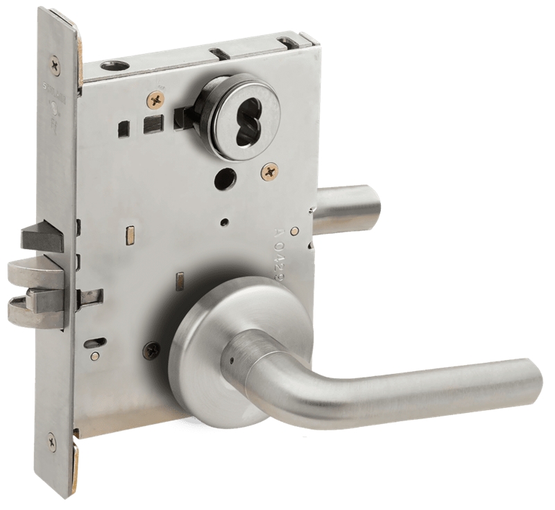 Picture of Schlage L9080 02 Mortise Storeroom Lock, Field Reversible