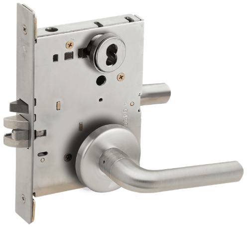 Picture of Schlage L9080 02 Mortise Storeroom Lock, Field Reversible