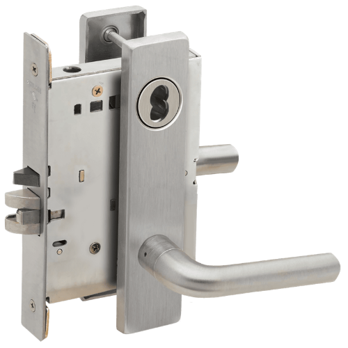 Picture of Schlage L9082 02 Mortise Institution Lock, Field Reversible