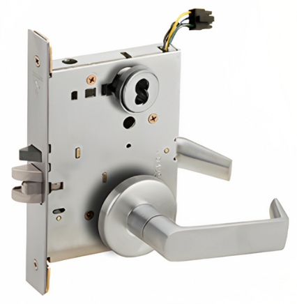 Picture of Schlage L9092EU-06  Mortise Lock, Electrically lock/unlock outside lever W/Cylinder outside - Fail Secure