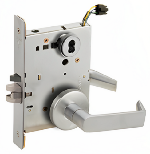 Picture of Schlage L9092EU-06  Mortise Lock, Electrically lock/unlock outside lever W/Cylinder outside - Fail Secure