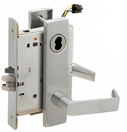 Picture of Schlage L9092EU-06  Mortise Lock, Electrically lock/unlock outside lever W/Cylinder outside - Fail Secure
