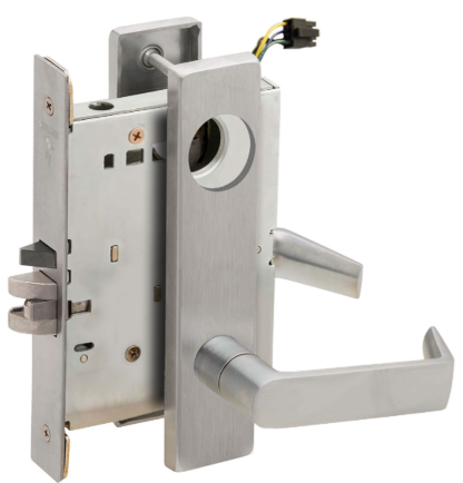 Picture of Schlage L9092EU-06  Mortise Lock, Electrically lock/unlock outside lever W/Cylinder outside - Fail Secure