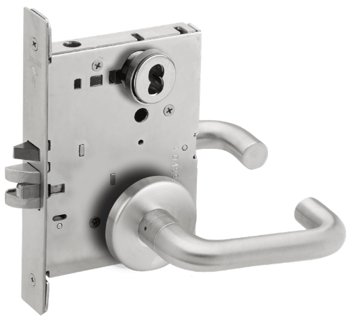 Picture of Schlage L9080 03 Mortise Storeroom Lock,  Field Reversible