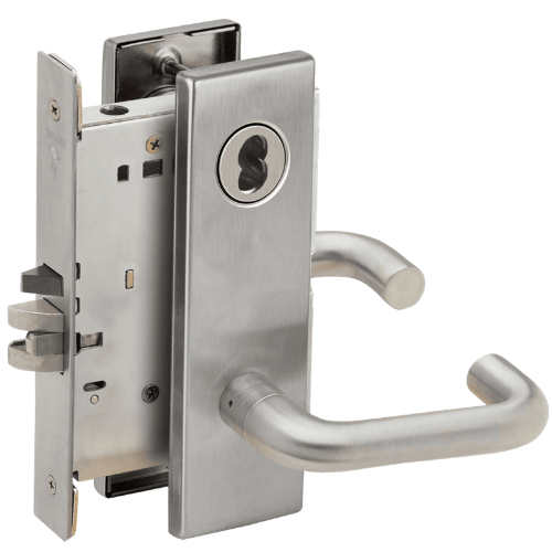 Picture of Schlage L9080 03 Mortise Storeroom Lock,  Field Reversible