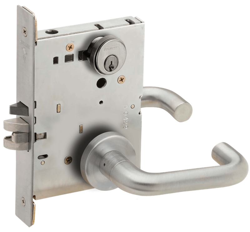 Picture of Schlage L9082 03 Mortise Institution Lock,  Field Reversible