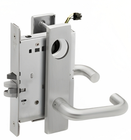 Picture of Schlage L9092EL-03  Mortise Lock, Electrically lock/unlock outside lever W/Cylinder outside - Fail Safe