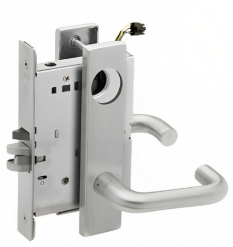 Picture of Schlage L9092EL-03  Mortise Lock, Electrically lock/unlock outside lever W/Cylinder outside - Fail Safe