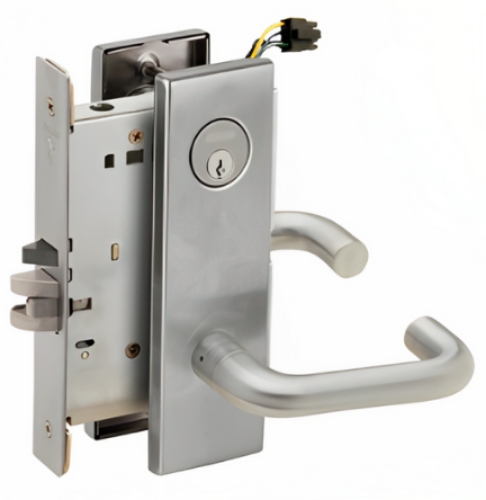 Picture of Schlage L9092EL-03  Mortise Lock, Electrically lock/unlock outside lever W/Cylinder outside - Fail Safe