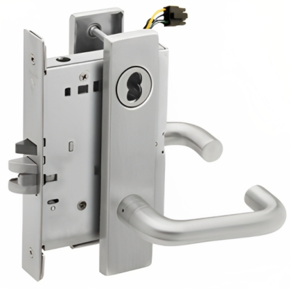 Picture of Schlage L9092EL-03  Mortise Lock, Electrically lock/unlock outside lever W/Cylinder outside - Fail Safe