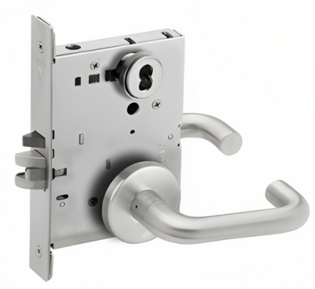 Picture of Schlage L9092EL-03  Mortise Lock, Electrically lock/unlock outside lever W/Cylinder outside - Fail Safe