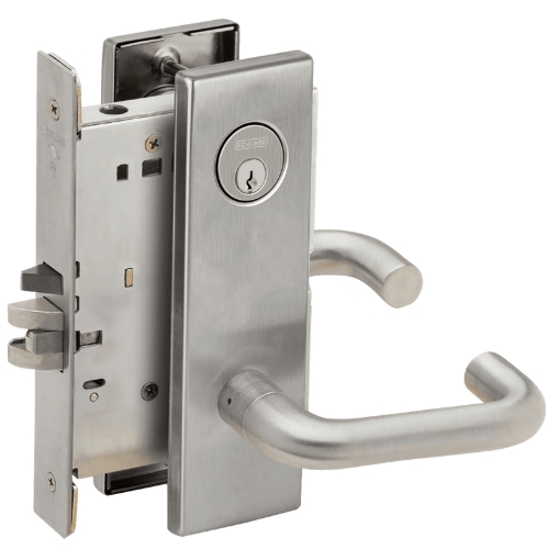 Picture of Schlage L9473 03 Mortise Dormitory/Bedroom Lock,  Field Reversible