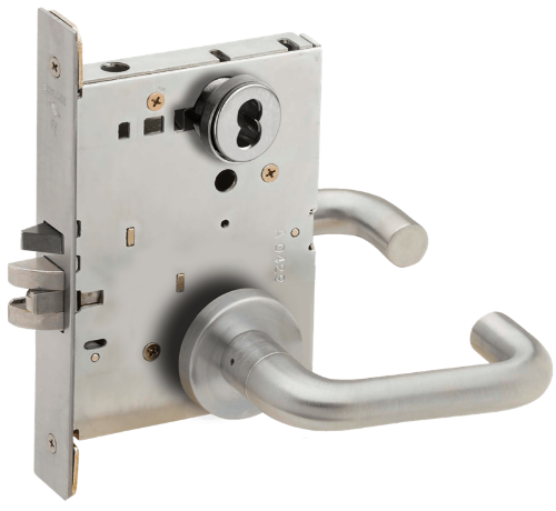 Picture of Schlage L9473 03 Mortise Dormitory/Bedroom Lock,  Field Reversible