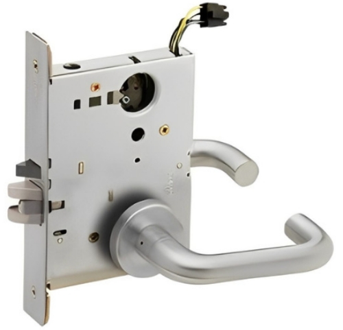 Picture of Schlage L9092EU-03  Mortise Lock, Electrically lock/unlock outside lever W/Cylinder outside - Fail Secure