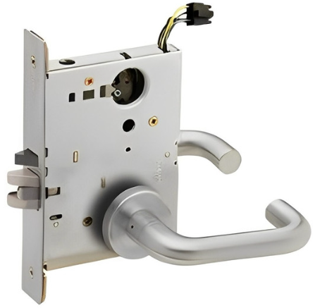 Picture of Schlage L9092EU-03  Mortise Lock, Electrically lock/unlock outside lever W/Cylinder outside - Fail Secure