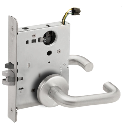 Picture of Schlage L9092EU-03  Mortise Lock, Electrically lock/unlock outside lever W/Cylinder outside - Fail Secure