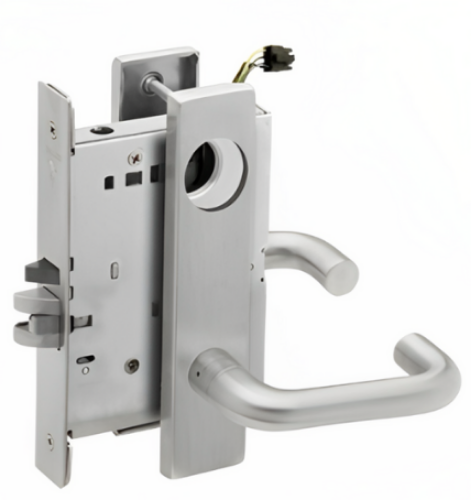 Picture of Schlage L9092EU-03  Mortise Lock, Electrically lock/unlock outside lever W/Cylinder outside - Fail Secure