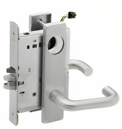Picture of Schlage L9092EU-03  Mortise Lock, Electrically lock/unlock outside lever W/Cylinder outside - Fail Secure