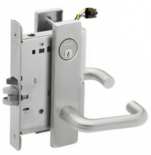 Picture of Schlage L9092EU-03  Mortise Lock, Electrically lock/unlock outside lever W/Cylinder outside - Fail Secure