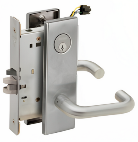 Picture of Schlage L9092EU-03  Mortise Lock, Electrically lock/unlock outside lever W/Cylinder outside - Fail Secure