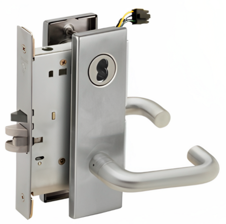 Picture of Schlage L9092EU-03  Mortise Lock, Electrically lock/unlock outside lever W/Cylinder outside - Fail Secure