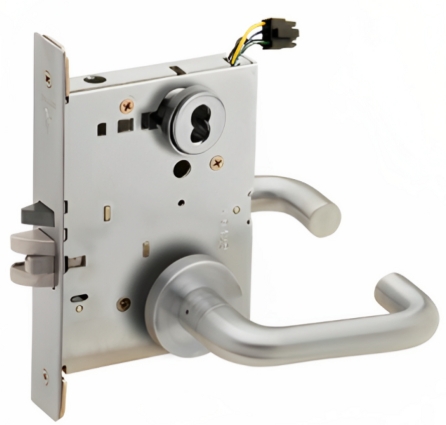 Picture of Schlage L9092EU-03  Mortise Lock, Electrically lock/unlock outside lever W/Cylinder outside - Fail Secure