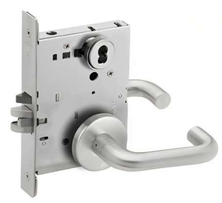 Picture of Schlage L9092EU-03  Mortise Lock, Electrically lock/unlock outside lever W/Cylinder outside - Fail Secure