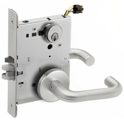 Picture of Schlage L9092EU-03  Mortise Lock, Electrically lock/unlock outside lever W/Cylinder outside - Fail Secure