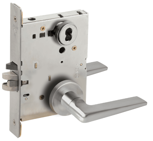 Picture of Schlage L9080 05 Mortise Storeroom Lock, Field Reversible
