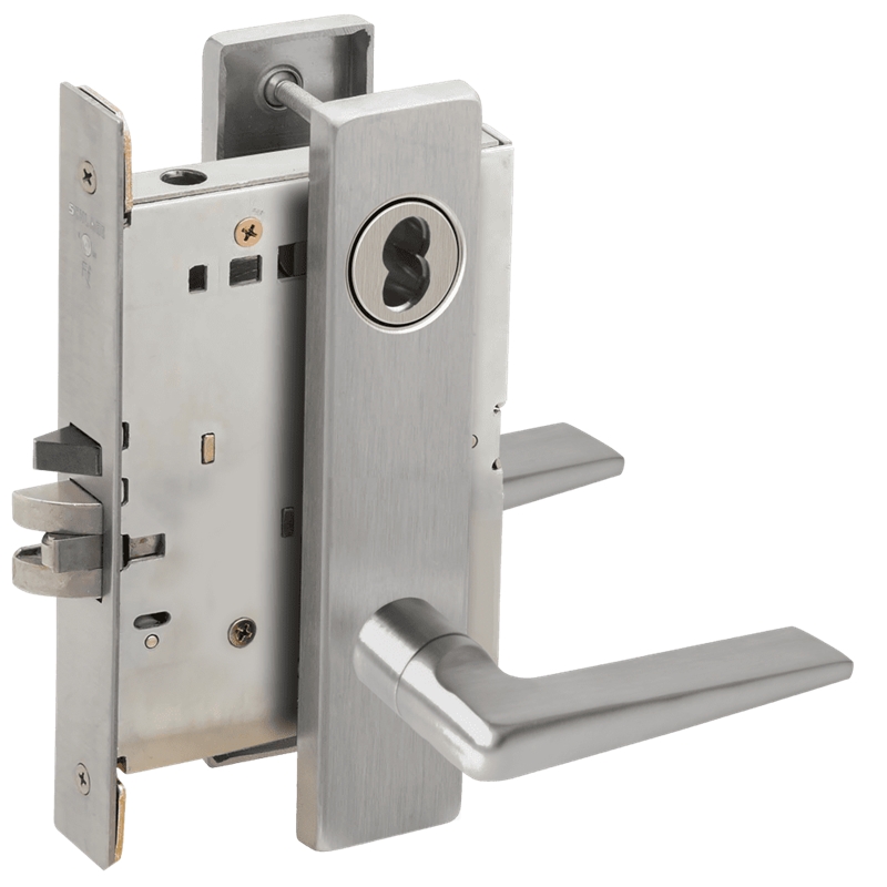 Picture of Schlage L9473 05 Mortise Dormitory/Bedroom Lock, Field Reversible