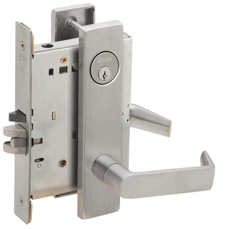 Picture of Schlage L9473 06 Mortise Dormitory/Bedroom Lock,  Field Reversible