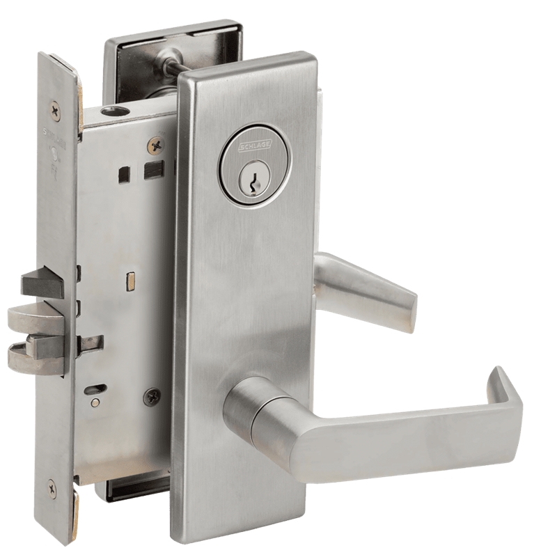 Picture of Schlage L9473 06 Mortise Dormitory/Bedroom Lock,  Field Reversible