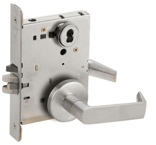 Picture of Schlage L9473 06 Mortise Dormitory/Bedroom Lock,  Field Reversible