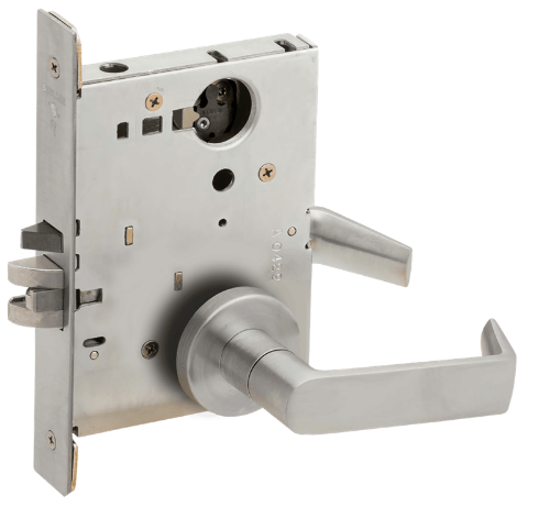 Picture of Schlage L9473 06 Mortise Dormitory/Bedroom Lock,  Field Reversible