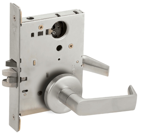 Picture of Schlage L9473 06 Mortise Dormitory/Bedroom Lock,  Field Reversible
